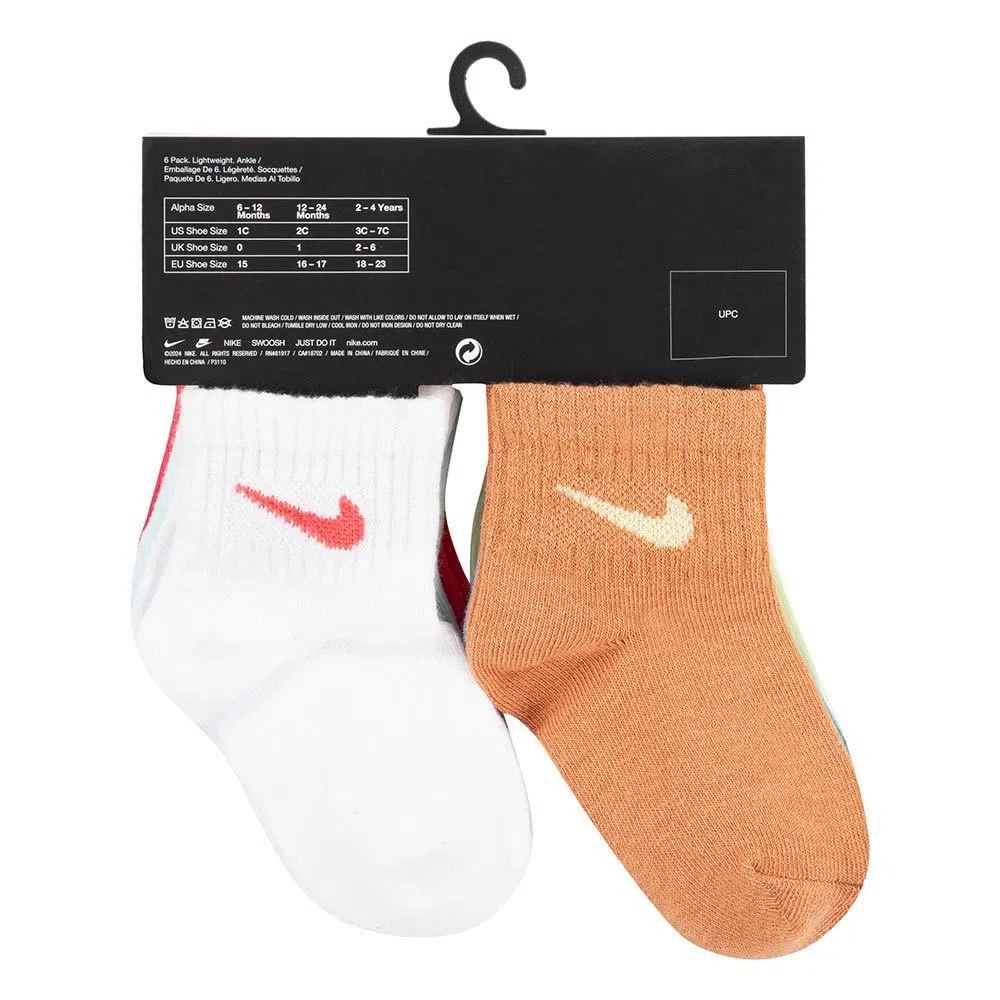 Nike NN0859 Socks 6 Pairs EU 19-23
