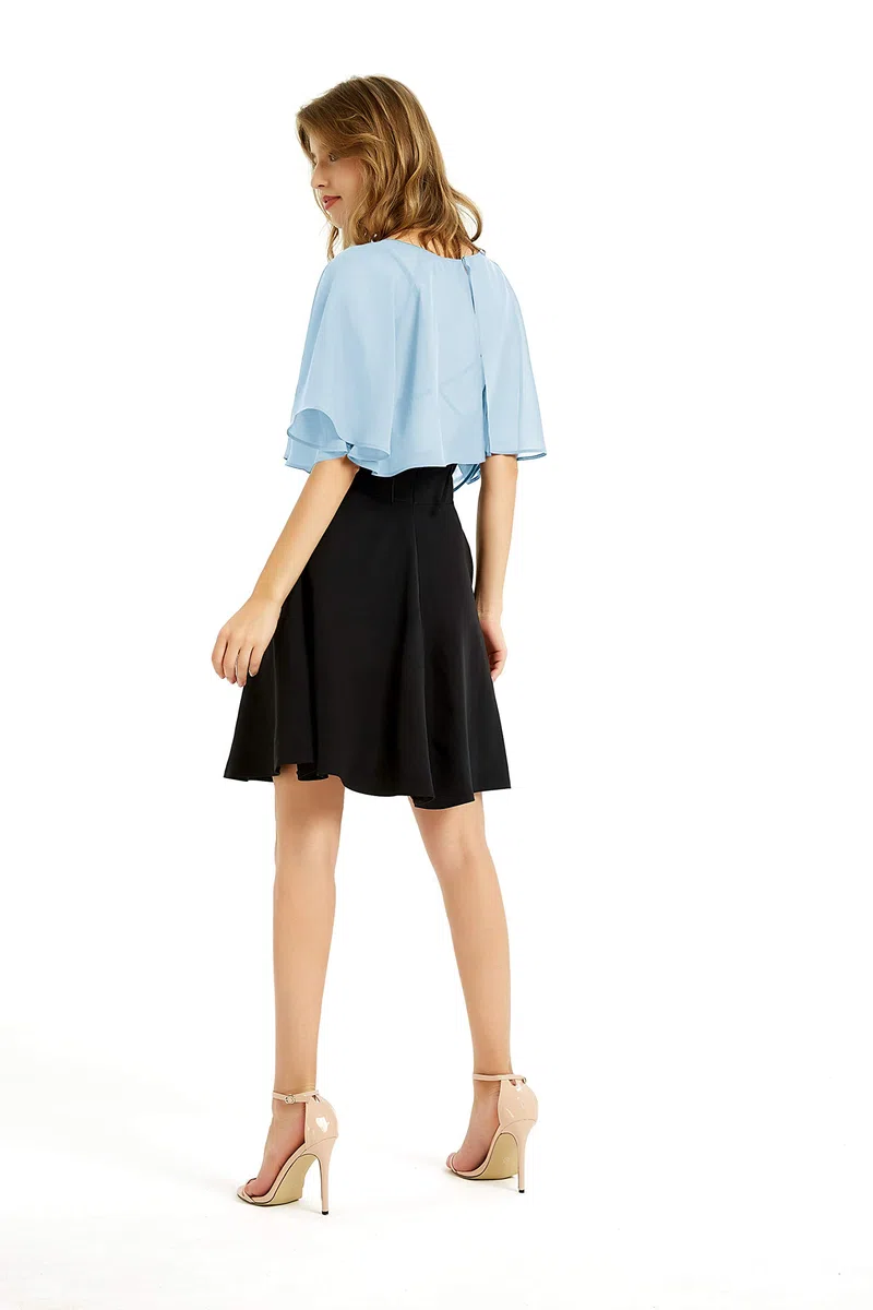 BUCUXE Weicher Chiffon-Schal für Damen, für Abendkleid, Hochzeit, Umhang, Bolero, Überwurf