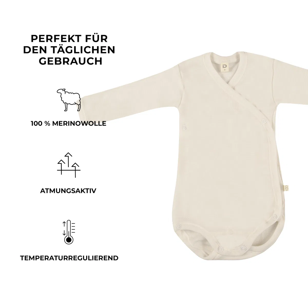 Dilling Baby Merino Wickelbody