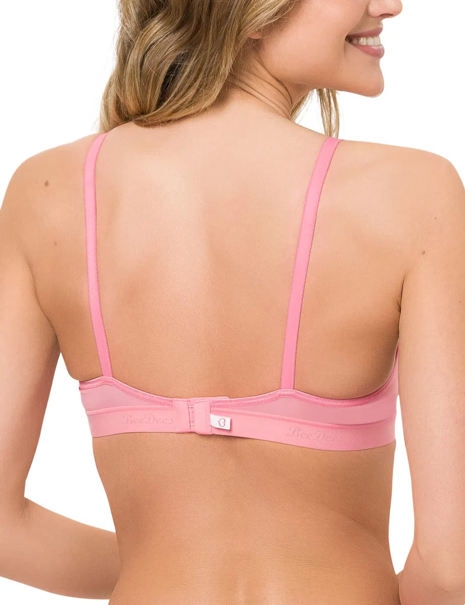 BeeDees Damen Bügel-BH Microfun W mit Bügel Verstellbare Träger ungepolsterte Cups Microfaser