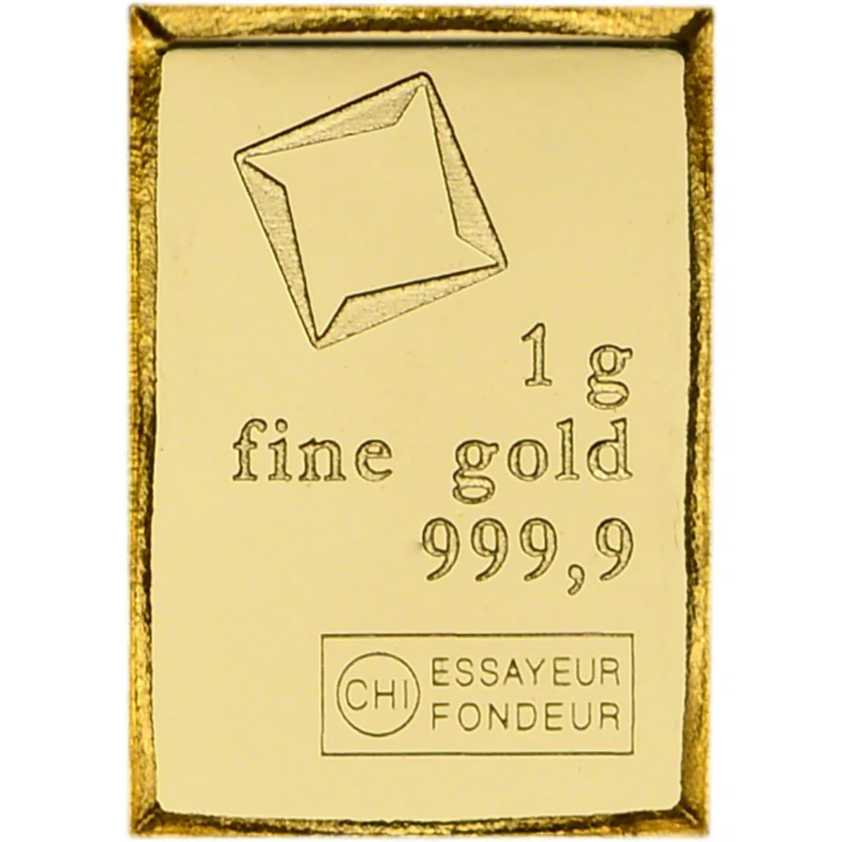 1 Gramm Goldbarren Valcambi Suisse in Münzdose + Echtheitszertifikat - Feingold 999.9/1000 - Prägefrisch - LBMA - 24 Karat