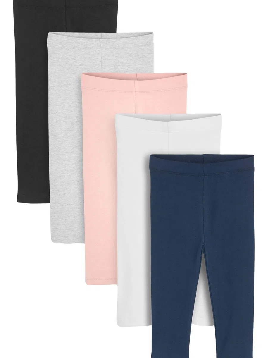 NEXT Mädchen Leggings, 5er-Pack 62-122
