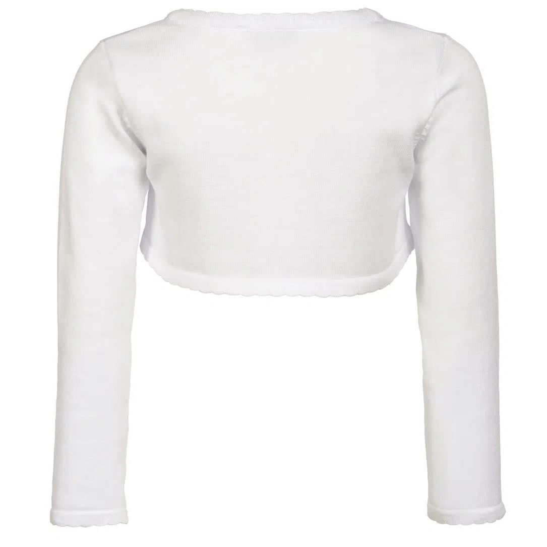 Happy Girls Mädchen Girl's Basic Bolero Strickjacke (1er Pack)
