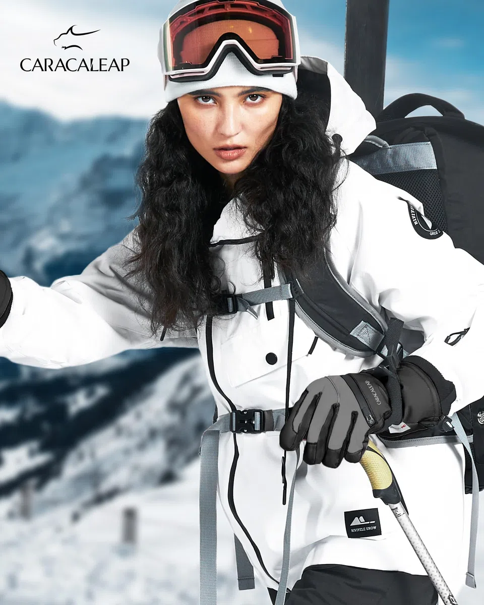 Skihandschuhe Männer Frauen Schnee Handschuhe Winddicht Winter Wasserdicht