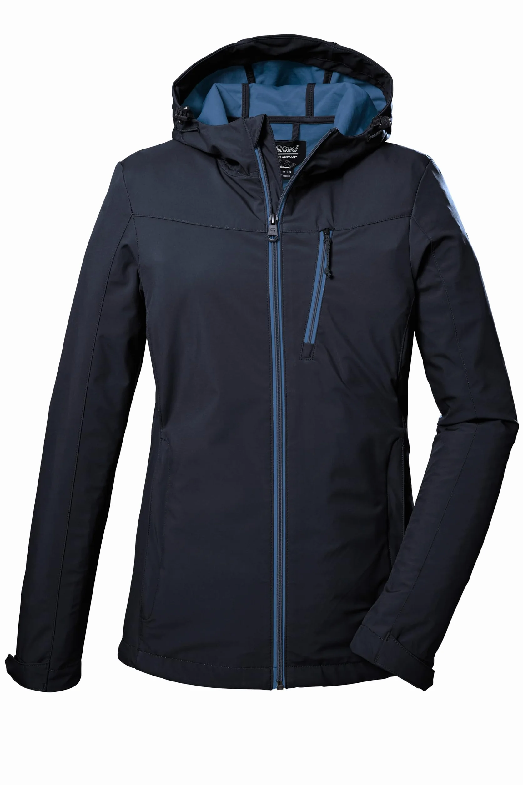Killtec Damen Kos 89 Wmn Sftshll Jckt Softshelljacke/Outdoorjacke mit Kapuze