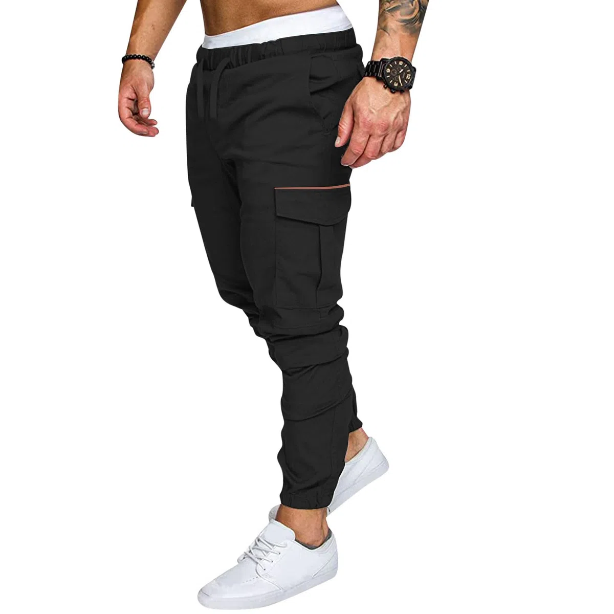 SRZYMJ Cargohose Herren Fahrradhose Herren Gepolstert Regenhose Herren Überziehhose Moped 3 4 Hose Herren Jeans Jogginganzug Herren Baumwolle Thermo Strumpfhosen Outdoorhose Hose Herren Beige