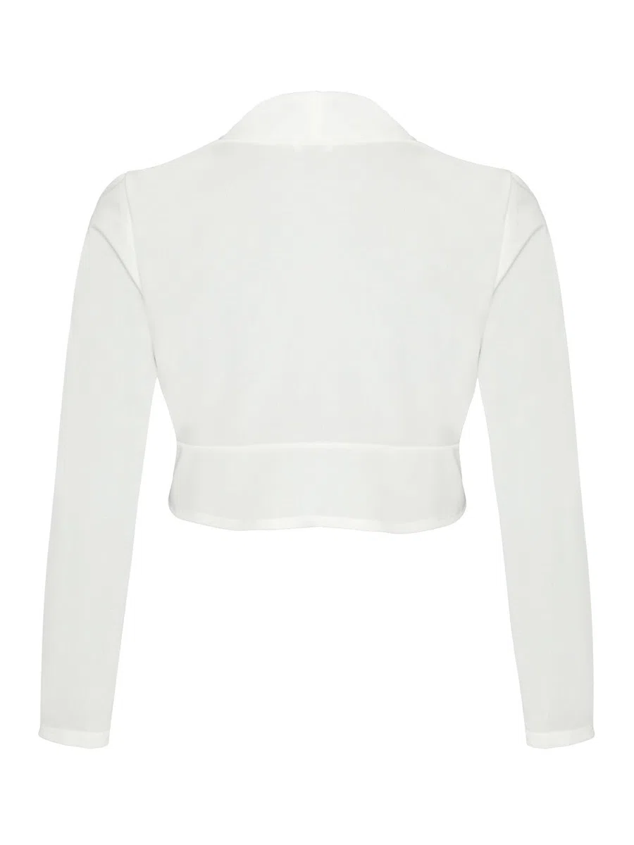 Mädchen Bolero Langarm elegant Festliche Jacke für besondere Anlässe 713