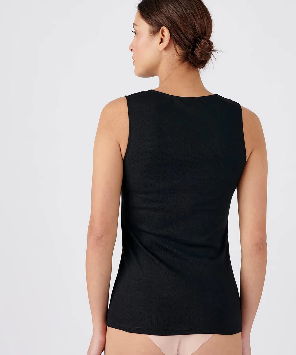 Damart Damen Seidiges Tanktop Unterwäsche (1er Pack)