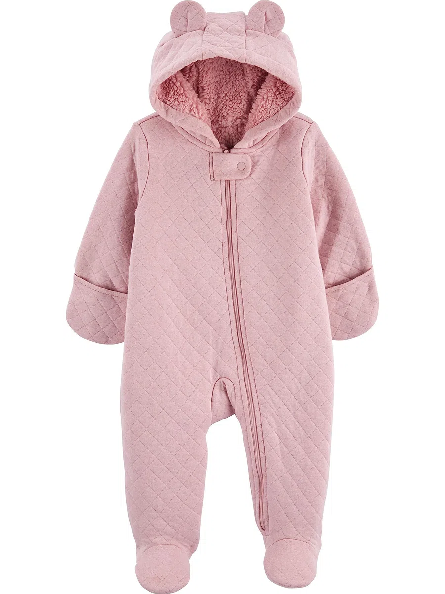 Simple Joys by Carter's Unisex Baby Fleece Footed Jumpsuit Pram Schneeanzug (1er Pack)