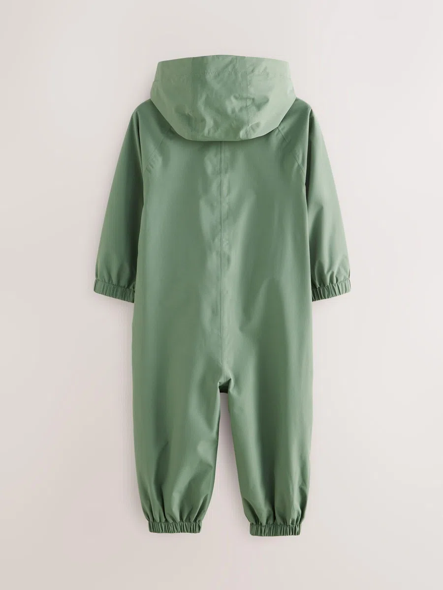 NEXT Jungen Standard Wasserdichter Matschanzug mit Fleecefutter Khaki Grün 110-116