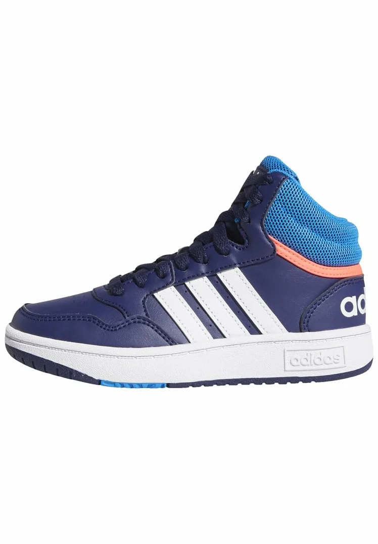 Adidas Unisex Kinder Hoops Mid Shoes, Dark Blue/Blue Rush/Turbo, 36