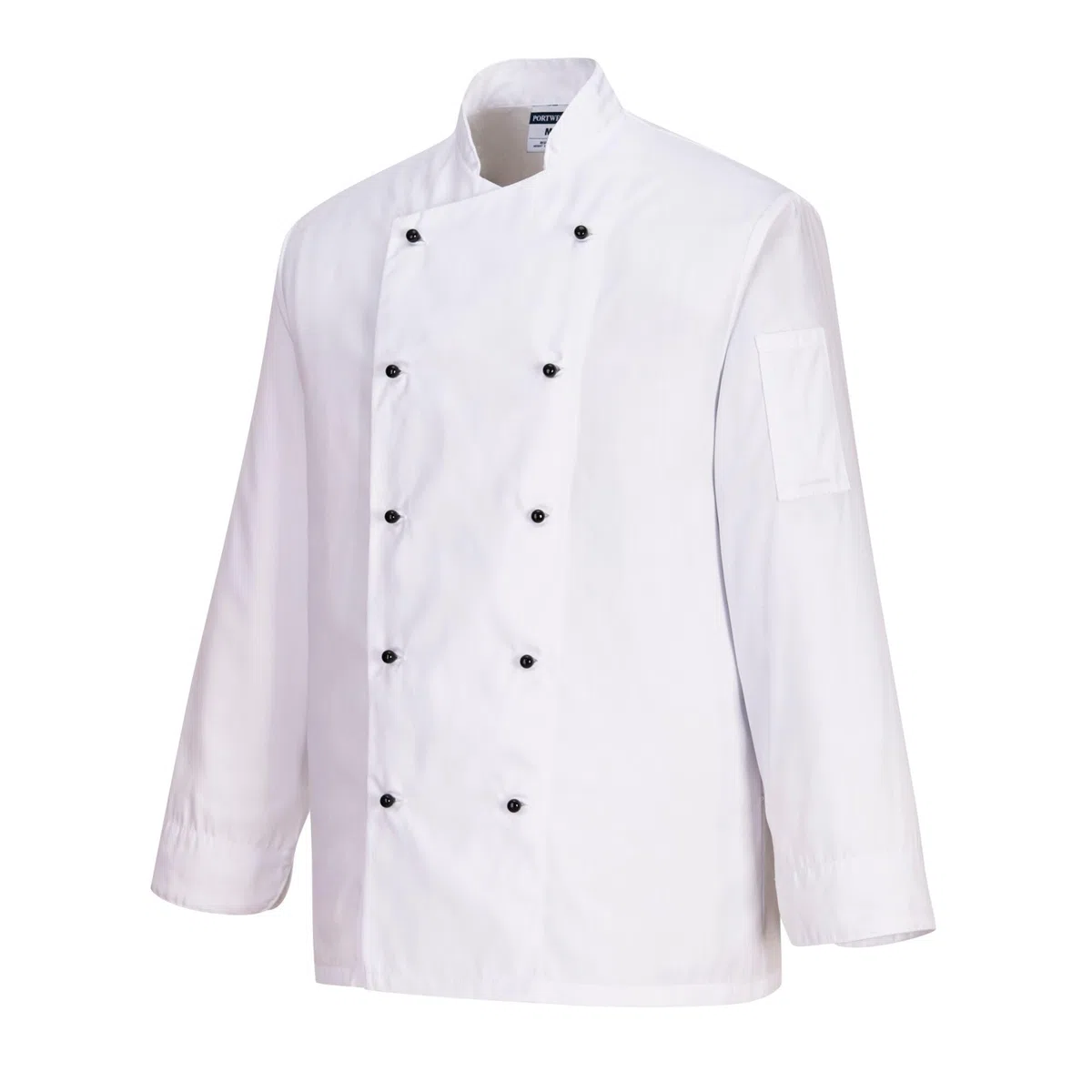 PORTWEST C834 - Somerset Kochjacke, 1 Stück, XL, Weiss, C834WHRXL