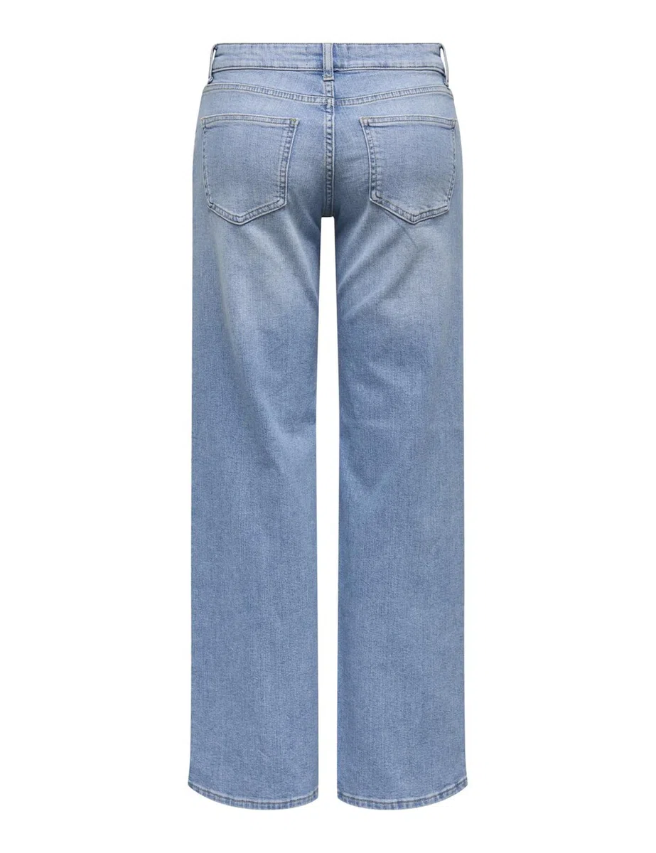 ONLY Damen Wide Leg Jeans ONLJudy Hüftjeans mit weit geschnittenem Bein