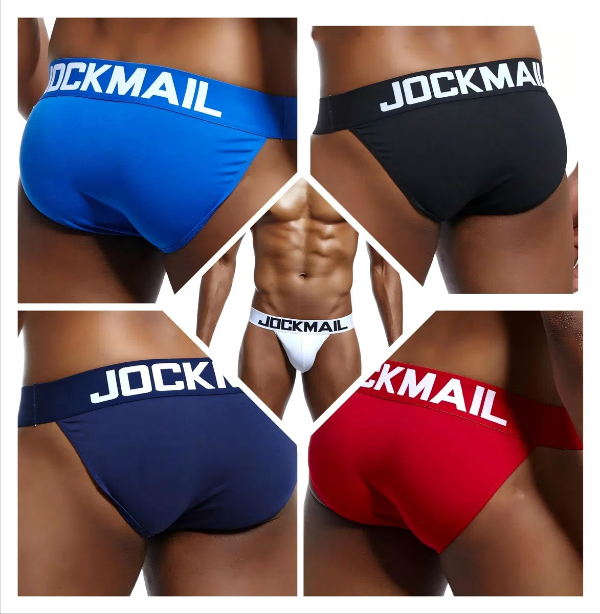 Jockmail 5 Stück/Pack Herren Slips Herren Unterwäsche Pack Baumwolle Herren Slips Pack