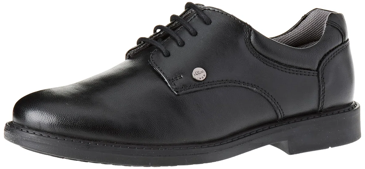 s.Oliver Mädchen Schnürschuhe aus Leder Oxford