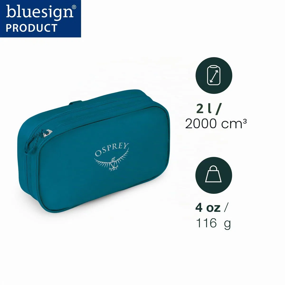 Osprey Ultralight Organizer mit Reißverschluss