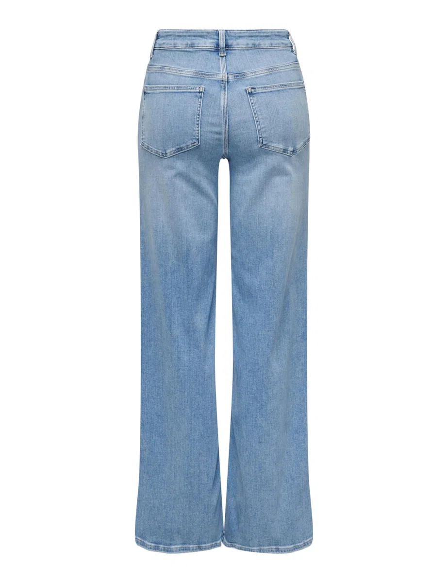 ONLY Female Jeans mit weitem Bein ONLMADISON Hohe Taille Weiter Beinschnitt Jeans