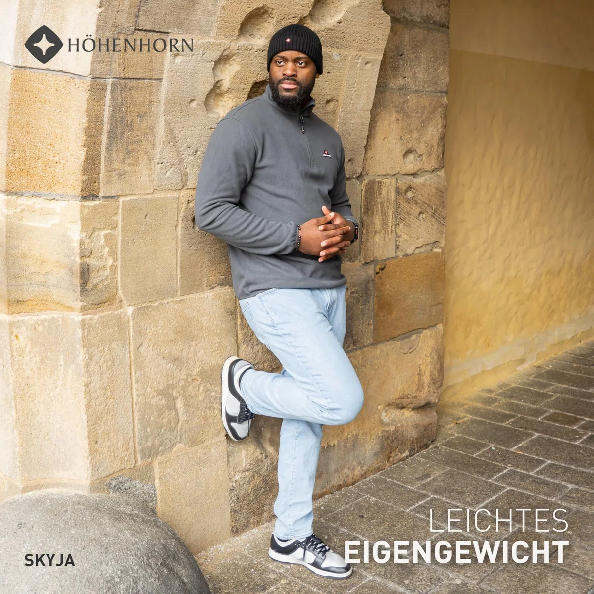 Höhenhorn Skyja Herren Fleece Pullover Sweatshirt Half Zip Fleecepullover