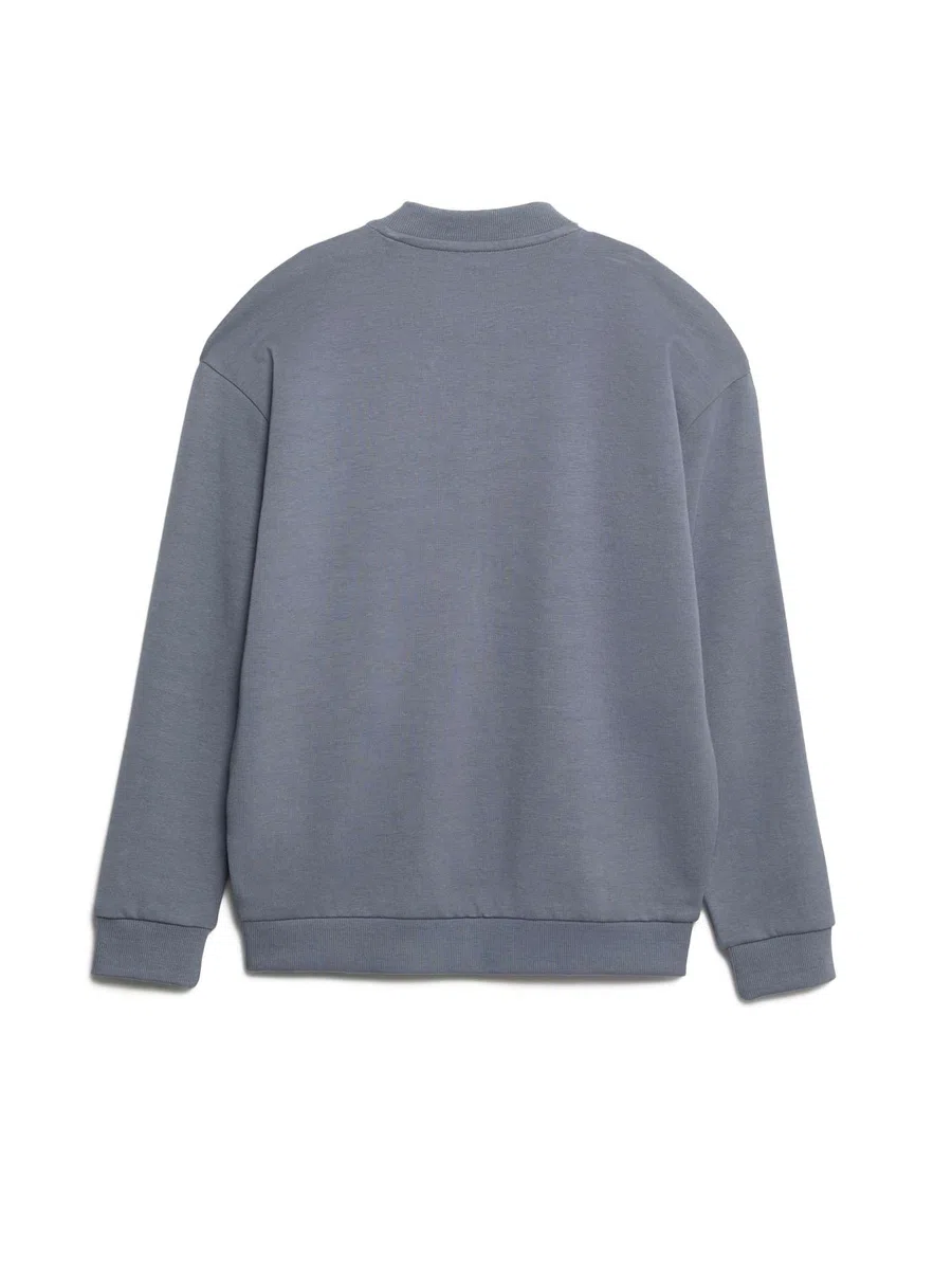 Marks & Spencer Kinder Interlock-Bomber-Sweatshirt – Baumwollreich – Für Jungen – Regular Fit