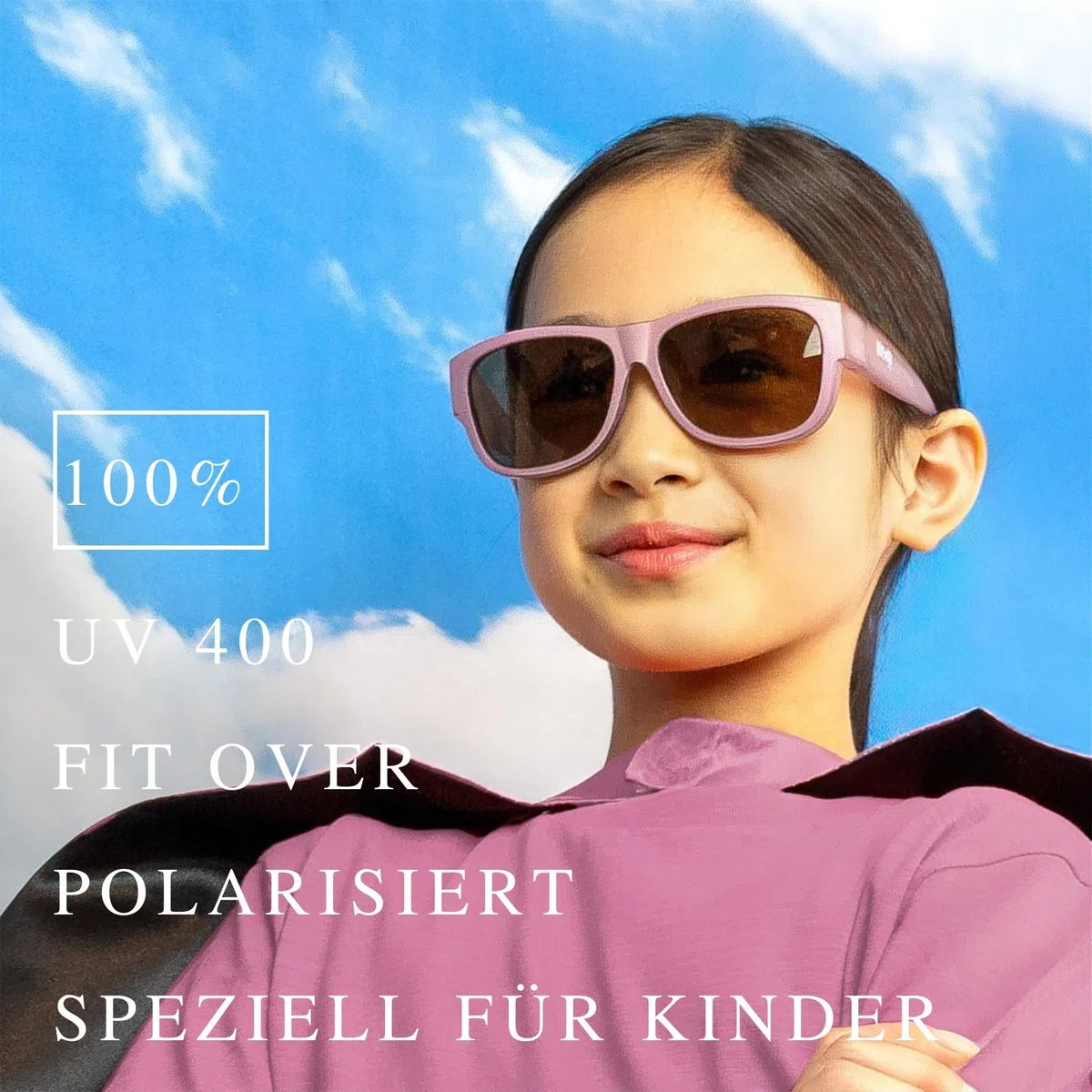 ActiveSol Kinder Überzieh-Sonnenbrille Hero-Eyes, 5-10 Jahre, Polarisiert, UV400