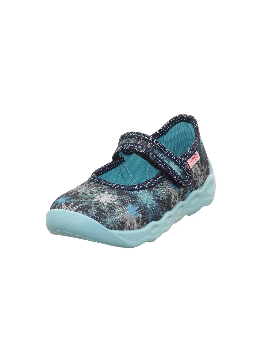 Superfit Mädchen Bubble Hausschuhe 1-006271, Blau Mehrfarbig 8020, 37 EU
