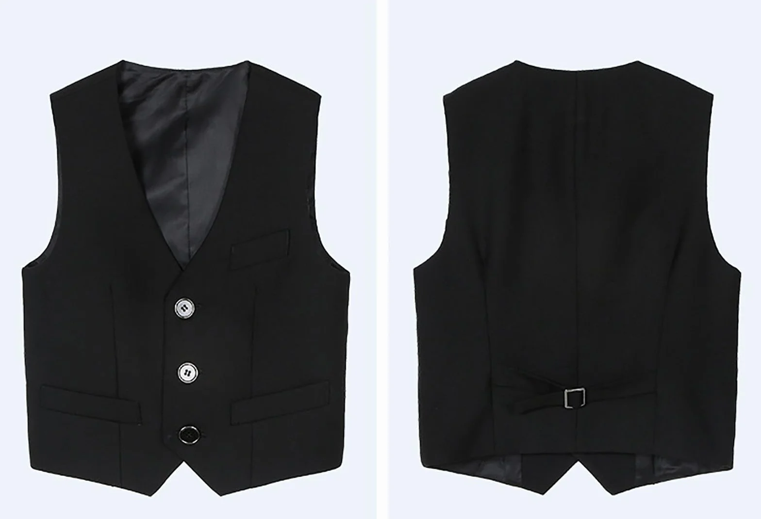 Weste Kinder Jungen Anzugweste V Ausschnitt Klassische Oberteil Causal Gilet Einfarbig Hochzeitsanzug Gilet Ärmellose Weste Top