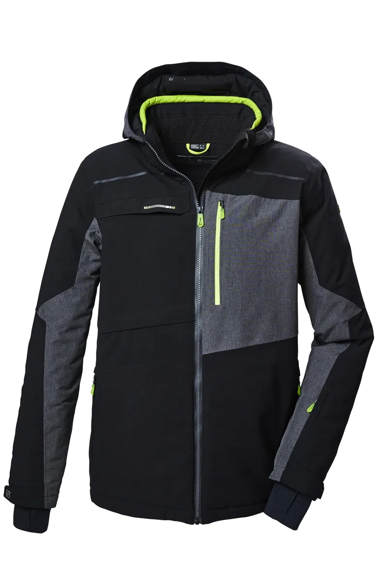 Killtec Herren Ksw 71 Mn Ski Jckt Skijacke/Funktionsjacke mit abzippbarer Kapuze und Schneefang
