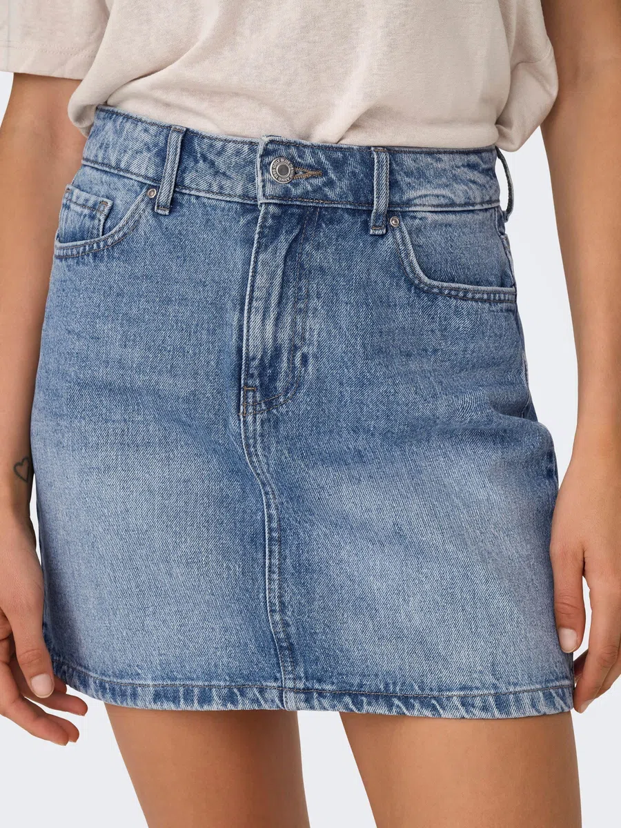 ONLY Female Jeansrock ONLSTELLA Denim Kurzer Rock | Denim skirt