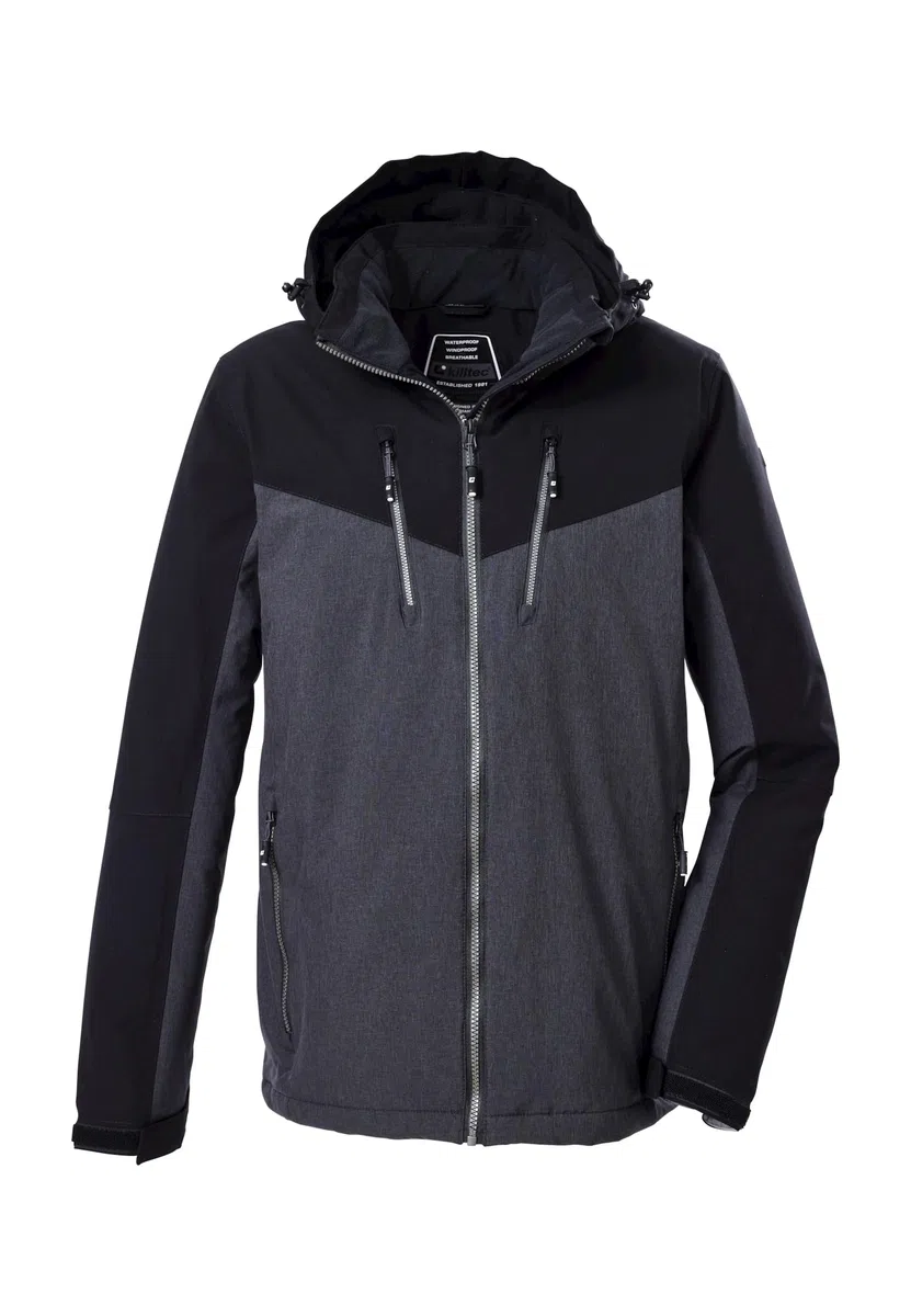 Killtec Herren Skijacke Funktionsjacke mit Kapuze und Schneefang KSW 441 MN SKI Jckt
