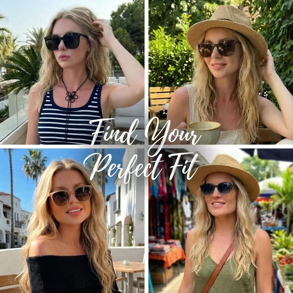 Myiaur 2er Pack Sonnenbrille Damen Groß Polarisierte Trendige Sonnenbrille mit UV400 Schutz für Autofahren
