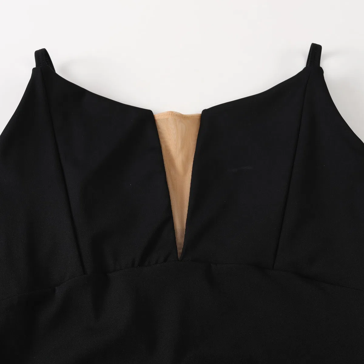 Ballett Trikot Damen Ärmellos Rückenfrei Tanztrikot Damen Tanzbody mit V-Ausschnitt