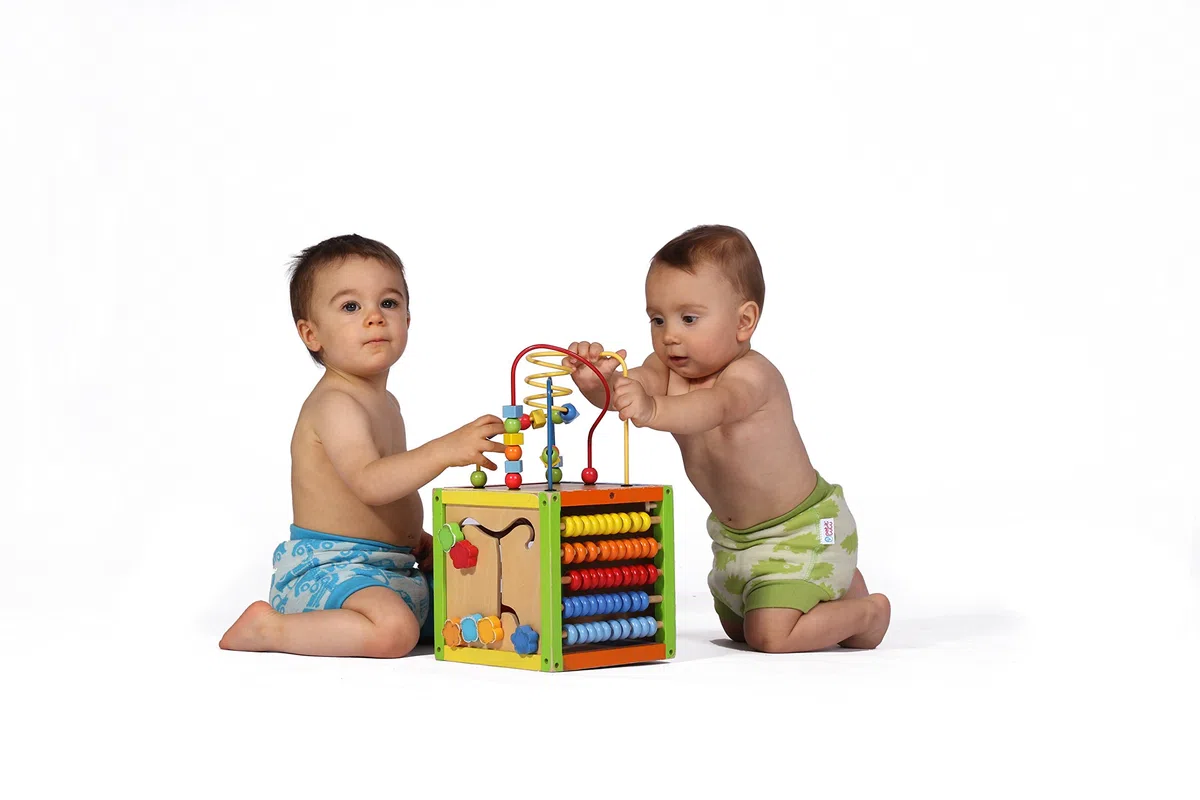 Petit Lulu Wollüberhose Größe L 100% Merinowolle Stoffwindeln (Igel (türkis))