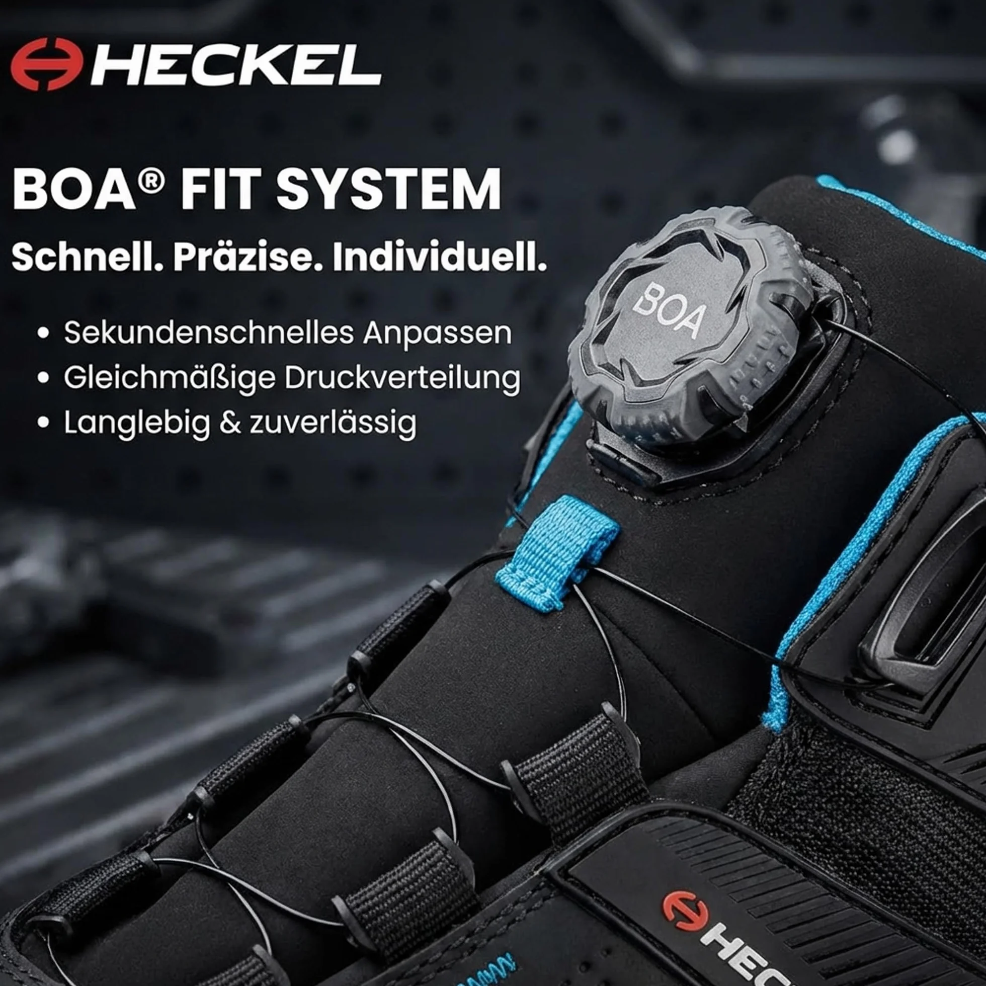 Heckel MACCROSSROAD 3.0 S3 Sicherheitsstiefel - Sicherheitsschuhe mit BOA Verschluss - wasserabweisend