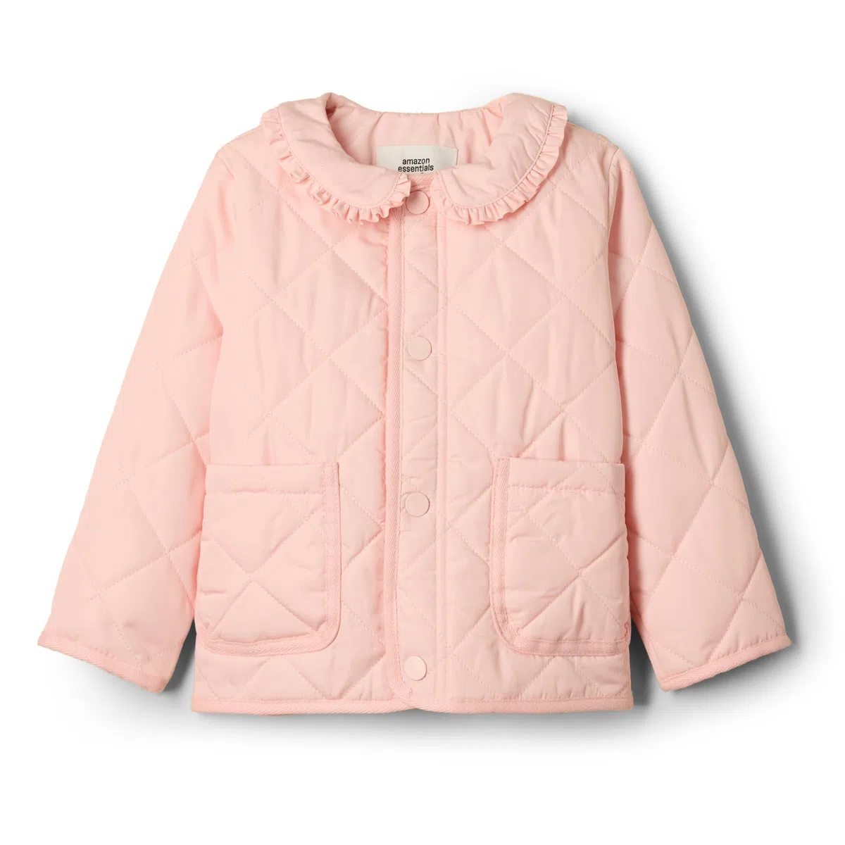 Amazon Essentials Baby - Mädchen Mittelschwere Feldjacke mit Rüschen