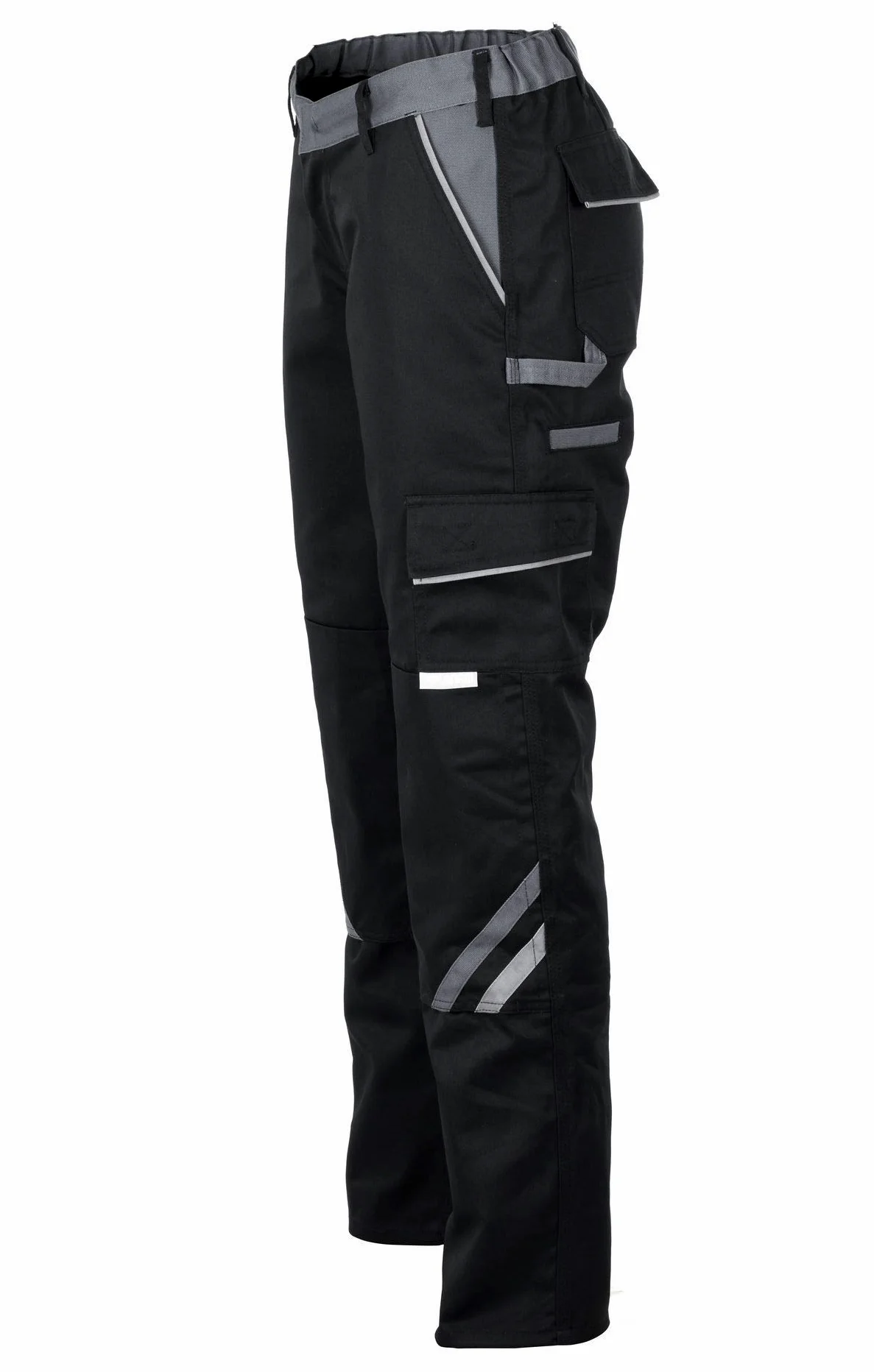 Planam 2718040 Highline Damen Bundhose, Schwarz/Schiefer/Zink, Größe 40