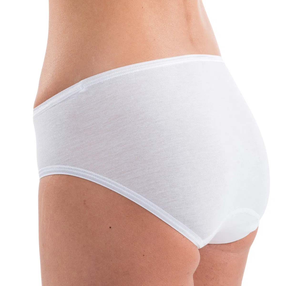 HERMKO 1031 5er Pack Damen Midi-Slip aus 100% Bio-Baumwolle