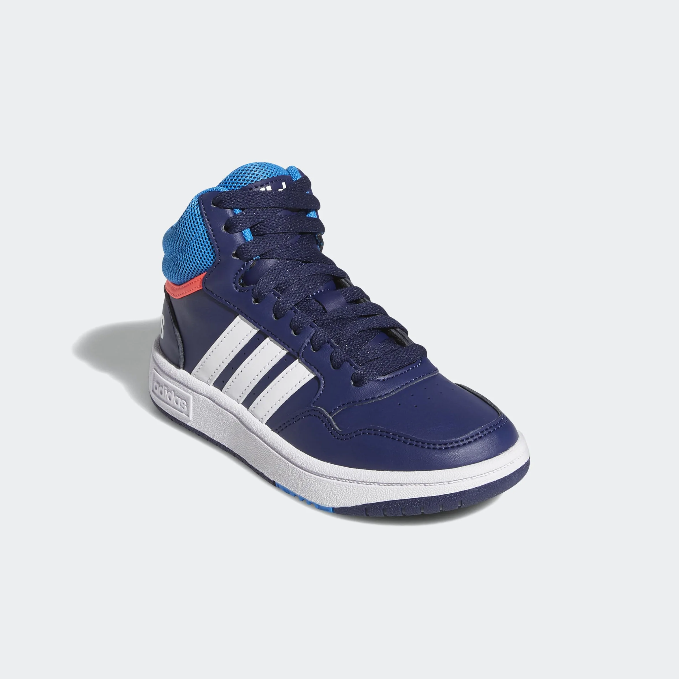 Adidas Unisex Kinder Hoops Mid Shoes, Dark Blue/Blue Rush/Turbo, 36