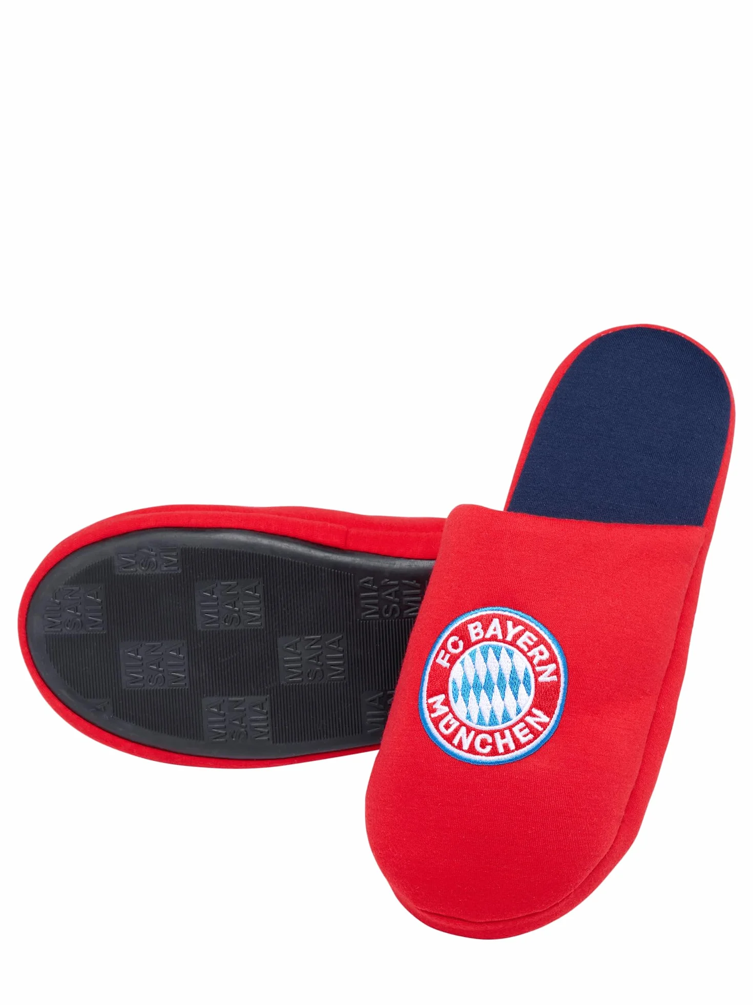 FC Bayern München I Pantoffeln Logo I Kinder I Rot