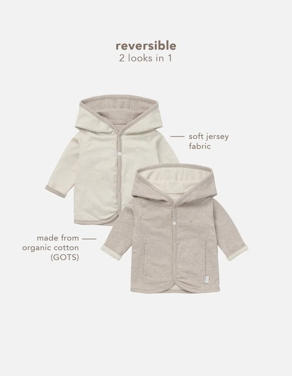 Noppies Unisex Baby U Cardigan Rev Bonny Strickjacke