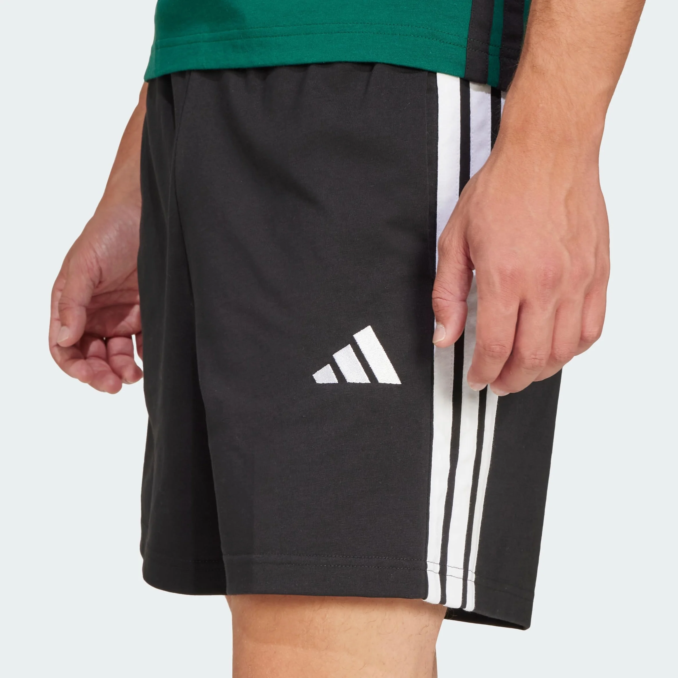 adidas Men's Essentials 3-Streifen Single Jersey 7-Inch Shorts