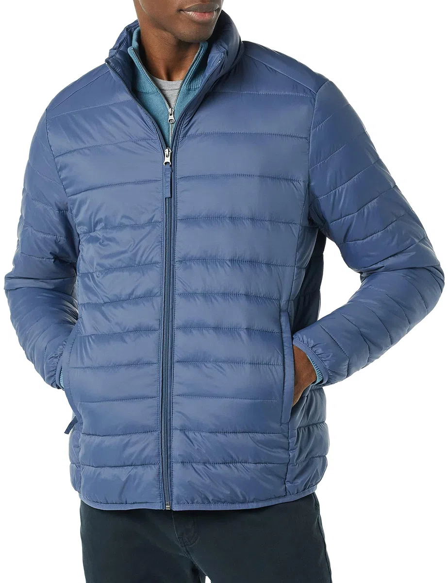 Amazon Essentials Herren Verstaubare, Leichte, Wasserabweisende Pufferjacke (Erhältlich In Big & Tall)