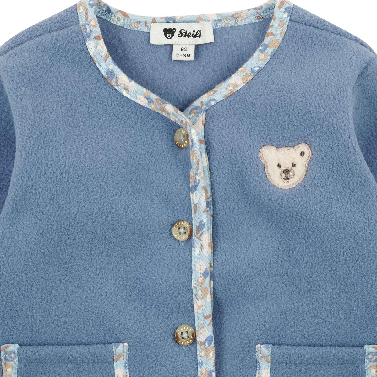 Steiff Baby - Mädchen Fleecejacke Strickjacke