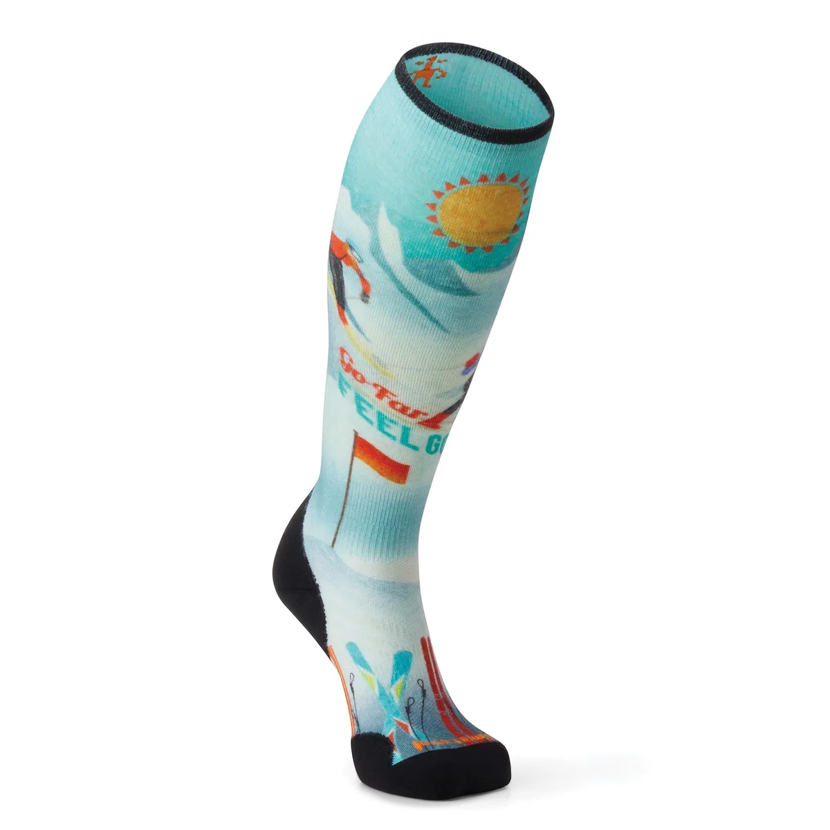 Smartwool Damen Targeted Cushion Pattern OTC Skisocken mit Snow Bunny-Print