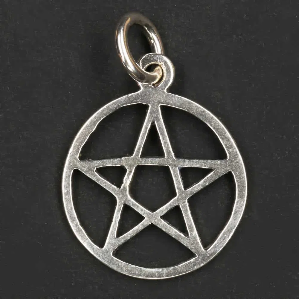 Silberschmuck Anhänger Pentagramm Schmuck 925 Sterling magischer Drudenfuß Silberanhänger