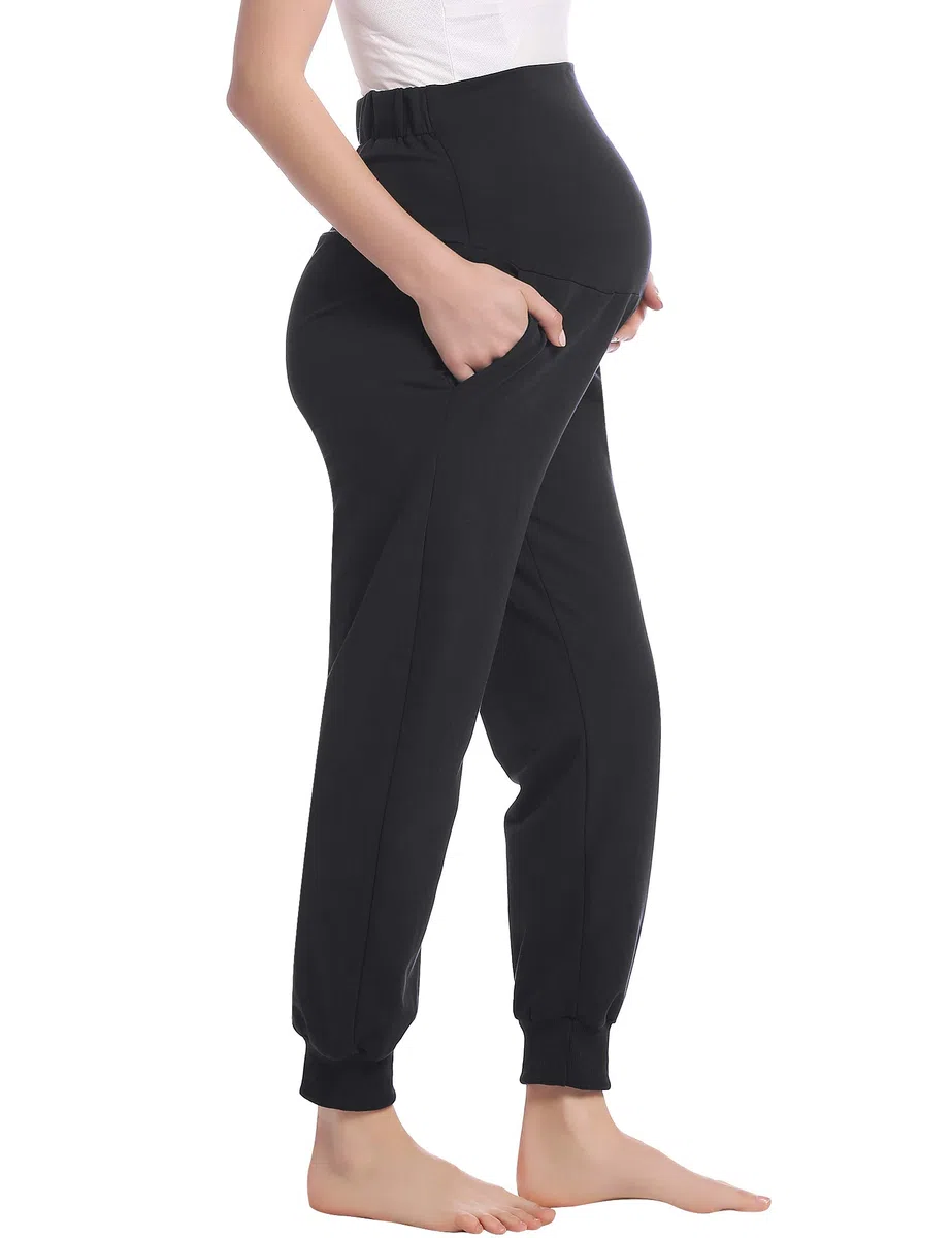 Damen Umstandshose Jogginghose Lang Schwangerschaft Warm Schlafanzug/Pyjama/Yoga Hose