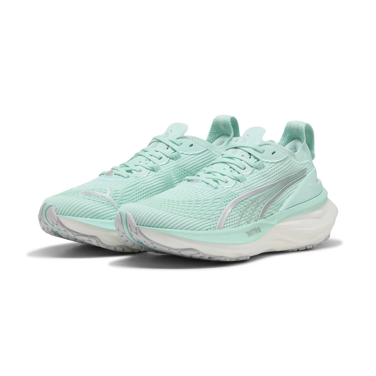 Puma Damen Foreverrun Nitro 2 Wn White-Mint Me Schuhe