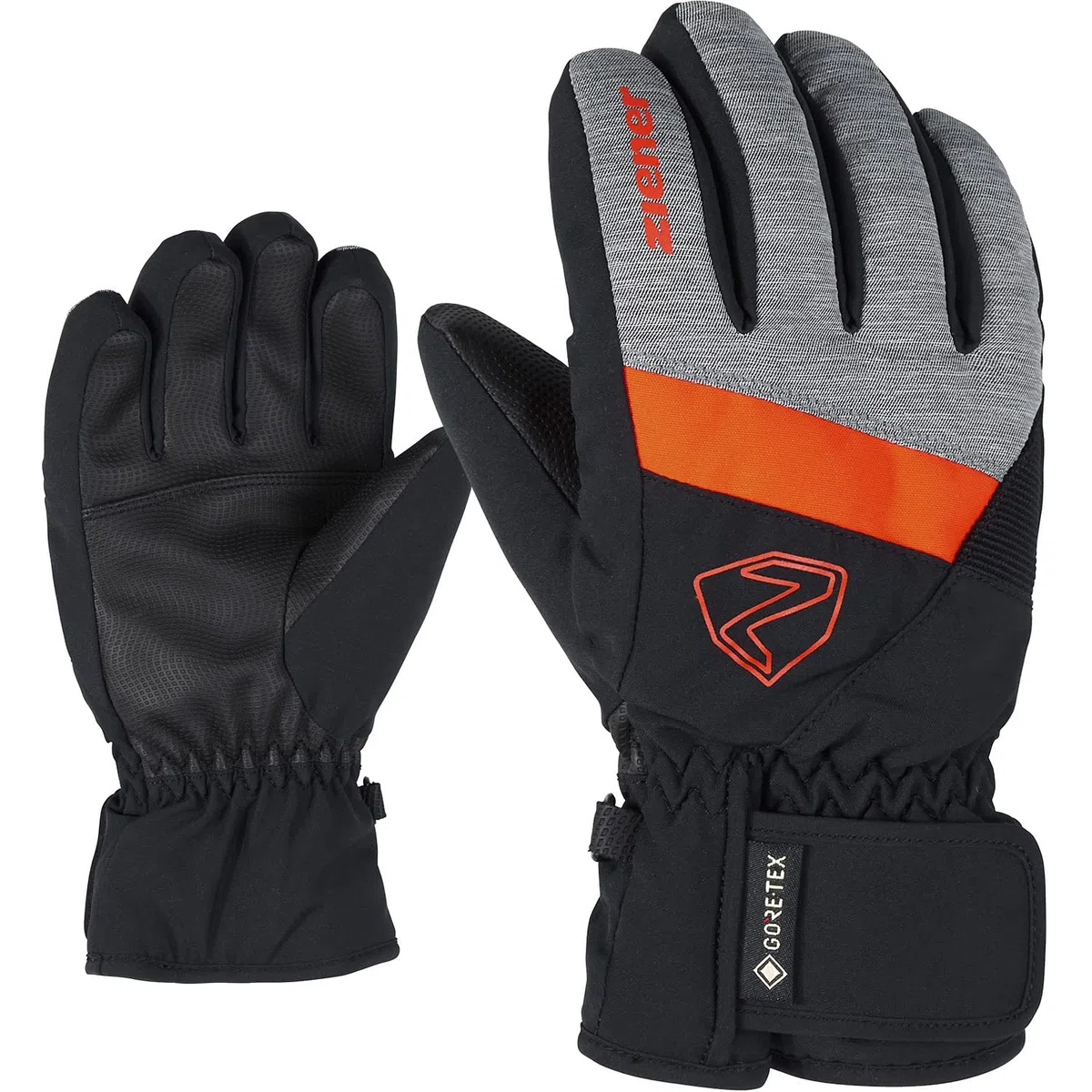 Ziener Kinder Leif Ski-Handschuhe/Wintersport | Wasserdicht, Atmungsaktiv