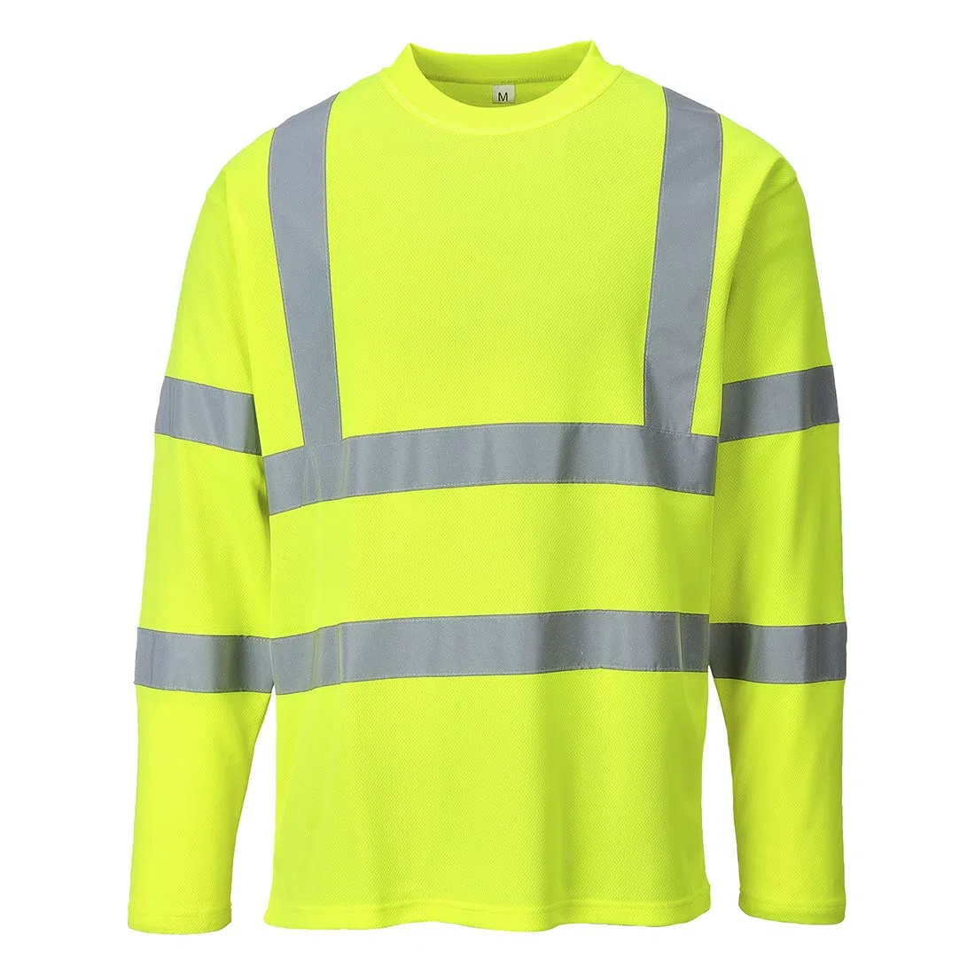 Portwest Warnschutz Langarm T-Shirt, Größe: M, Farbe: Gelb, S278YERM