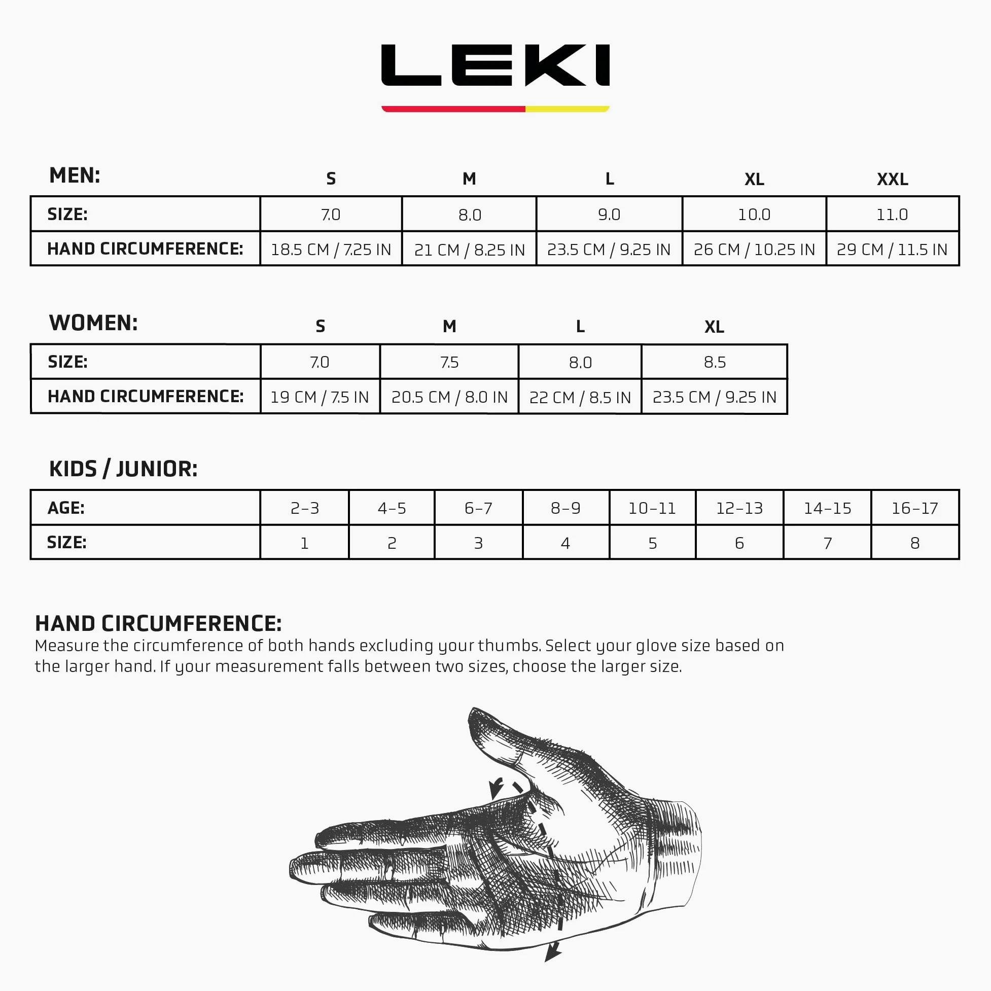 LEKI Kinder Nevio Handschuhe Fingerhandschuhe