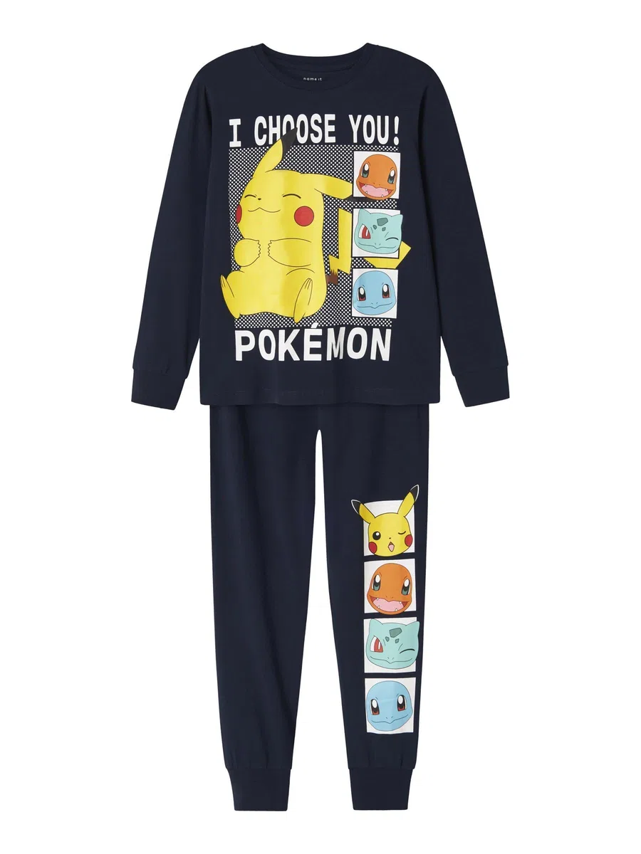 Name IT Jungen Nkmabel Pokemon Ls Nighset Noos Sky Nkmabel Pokemon Ls Nighset Noos Sky (1er Pack)